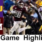 LSU vs #5 Texas A&M Highlights | College Football Week 13 | 2020 College Football Highlights #CFB#NCAA