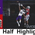 #14 Northwestern vs #4 Ohio State 2020 Big Ten Championship First Half Highlights | College Football #CFL #Highlight