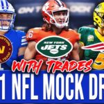2021 NFL Mock Draft with Trades! Patriots take QB! #NFL