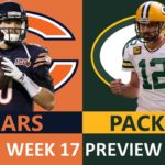 Bears vs. Packers Preview & Prediction For Week 17 + NFL Playoff Picture & NFC Clinching Scenarios #NFL