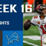 Buccaneers vs Lions Highlights – Week 16 – NFL Highlights (12/26/2020) #NFL