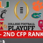 CFP Rankings LIVE – Top 25 Teams In 2nd College Football Playoff Rankings For 2021 #CFB#NCAA