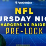 CHARGERS VS RAIDERS | THURSDAY NIGHT SHOWDOWN NFL WEEK 15 DFS PICKS – ROTOGRINDERS #NFL