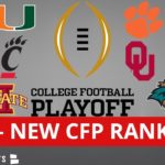 College Football Playoff Rankings Top 25 LIVE #CFB #NCAA