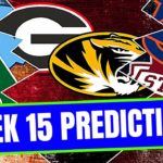 College Football Week 15 Predictions (Late Kick Cut) #CFB#NCAA