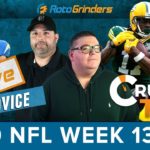 GRINDERSLIVE – 2020 WEEK 13 NFL DFS PICKS: ROTOGRINDERS #NFL