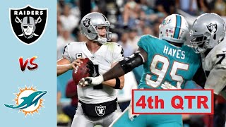Las Vegas Raiders vs Miami Dolphins Highlights 4th | Week 16 | NFL Season 2020-21 #NFL
