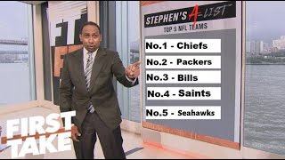 NFL Power Rankings Week 14: #1. Chiefs, #2. Packers, #3. Bills – Stephen A. REACTION | First Take #NFL