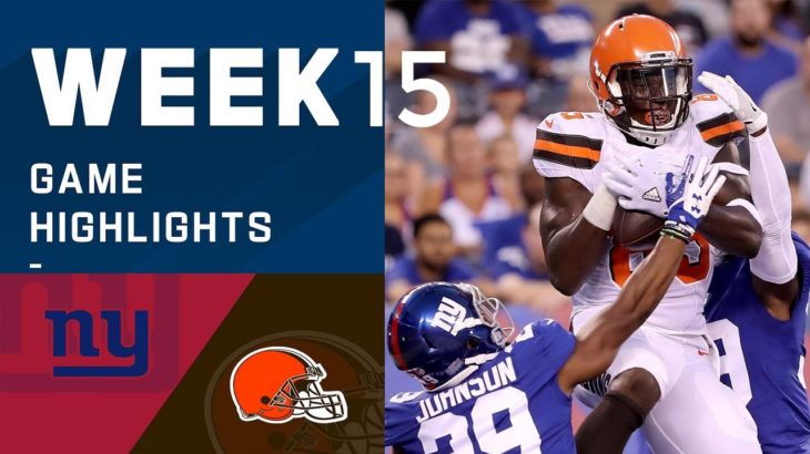 New York Giants vs Cleveland Browns Week 15 Highlights | NFL -12/20/2020 #NFL #Higlight