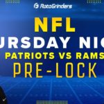 PATRIOTS VS RAMS | THURSDAY NIGHT SHOWDOWN NFL WEEK 14 DFS PICKS – ROTOGRINDERS #NFL