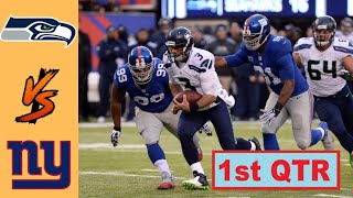 Seattle Seahawks vs New York Giants FULL Highlights (1st) | NFL Week 13 | Season 2020-21 #NFL