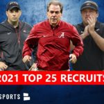 Top 25 Recruits In 2021 Class And Where They Signed | College Football National Signing Day #CFB #NCAA