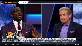 UNDISPUTED | Skip & Shannon “backlash” Dallas Cowboys will pass Washington to enter the playoffs #NFL