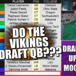Week 14 NFL Draft Order Update & 1st Round Mock Draft: Do the Vikings Go QB?!?! #NFL
