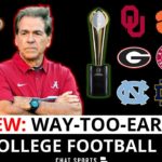 2021 College Football Top 25: Way-Too-Early Rankings Ft. Alabama, Oklahoma, Clemson & Ohio State #CFB #NCAA
