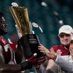 Alabama’s 2021 College Football Playoff National Championship Game trophy presentation | ESPN #CFB#NCAA