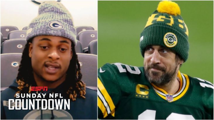 Davante Adams on how he and Aaron Rodgers communicate ‘telepathically’ | NFL Countdown #NFL
