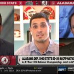 [FULL] College Football Live| David Pollack reacts to Alabama def Ohio State to win CFP Championship #CFB #NCAA