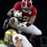 INCREDIBLE Najee Harris hurdle highlights Alabama TD drive vs. Notre Dame | College Football Playoff #CFB #NCAA
