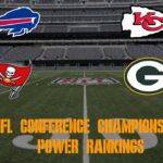 NFL Conference Championship Power Rankings #NFL