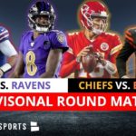 NFL Playoff Picture, Schedule, Bracket, Matchups, Dates & Times For AFC Playoffs Divisional Round #NFL