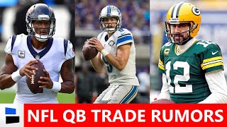 NFL Trade Rumors On Aaron Rodgers, Matthew Stafford & Deshaun Watson #NFL