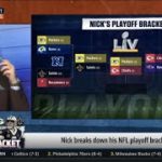 Nick Wright “breaks down” his NFL playoff bracket – Which team will win Super Bowl? #NFL
