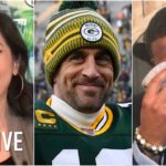 Ryan Clark left in tears when Mina Kimes agrees about Aaron Rodgers | NFL Live #NFL
