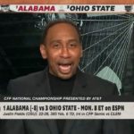 Stephen A. Smith picks Alabama over Ohio State to win College Football Playoff Title #CFB #NCAA
