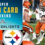 Browns vs. Steelers Super Wild Card Weekend Highlights | NFL 2020 Playoffs #NFL