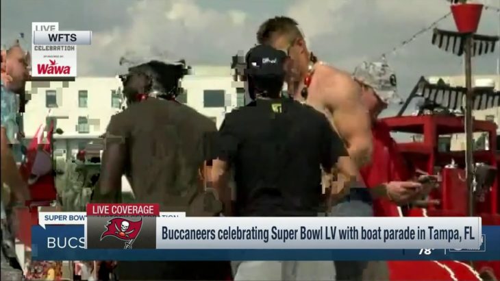 Buccaneers Celebrate SB LV Win with a Boat Parade #NFL