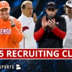 College Football National Signing Day: Top 25 Recruiting Classes For 2021 #CFB #NCAA