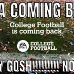 NCAA FOOTBALL IS CONFIRMED COMING BACK! EA Sports College Football NCAA #CFB #NCAA