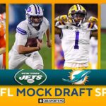 NFL Mock Draft: Top 10 Selections, 3 QBs taken, Dolphins get Playmaker | CBS Sports HQ #NFL