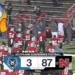 Nicholls State Scores 87 Points vs Lincoln | 2021 Spring College Football #CFB#NCAA