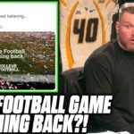 Pat McAfee Reacts To EA Announcing A New NCAA Video Game #CFB#NCAA