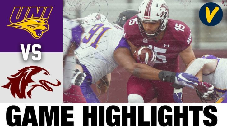 #4 Northern Iowa vs #10 Southern Illinois Highlights | 2021 Spring College Football Highlights #CFB#NCAA