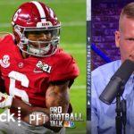 Chris Simms defends his 2021 NFL Draft WR rankings | Pro Football Talk | NBC Sports #NFL