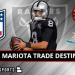 Marcus Mariota Trade Rumors: Top 5 NFL Teams That Could Trade For The Las Vegas Raiders QB In 2021 #NFL