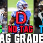 NFL Franchise Tag Grades (2021 NFL Free Agency Grades) #NFL