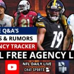 NFL Free Agency LIVE, News, Trade Rumors On Russell Wilson & Deshaun Watson + Latest Signings #NFL