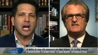 NFL LIVE | Adam Schefter on Mel Kiper breaks down the aftermath of Dolphins, Eagles, 49ers trades #NFL