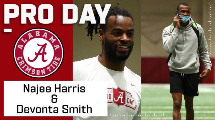 Najee Harris & Devonta Smith Highlights from Alabama Pro Day! #NFL