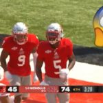Nicholls State Scores 75 Points vs Incarnate Word | 2021 Spring College Football #CFB#NCAA