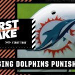 Discussing the NFL’s punishment for the Miami Dolphins | First Take #NFL