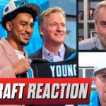Reaction to NFL Draft Round 1: Will Levis falls, Eagles dominate | Colin Cowherd + John Middlekauff #NFL