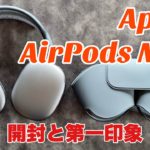 【開封とファーストインプレ】Apple AirPods Max レビューPart 1【強力ANCと外音取り込み】