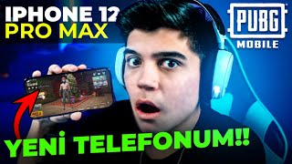 IPHONE 12 PRO MAX ALDIM!!! (PUBG MOBILE TESTİ)