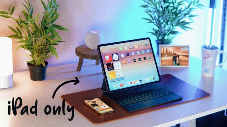 My “12.9 iPad Pro Desk Setup – Minimal & Productive