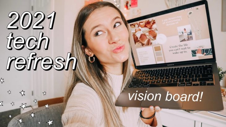 ORGANIZING, DECLUTTERING, + CUSTOMIZING MY APPLE PRODUCTS! | macbook, ipad, and iphone tech refresh!